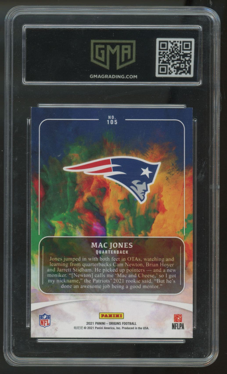 2021 Panini Origins Mac Jones RC #105 GMA 10