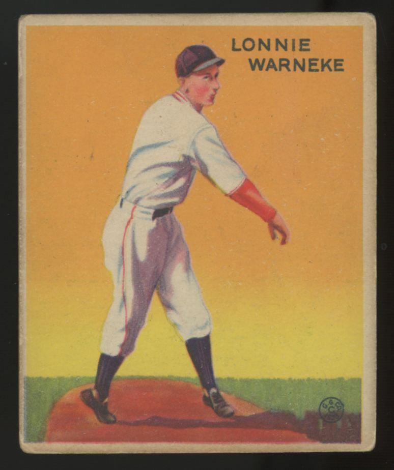 1933 Goudey Lonnie Warneke #203 VG