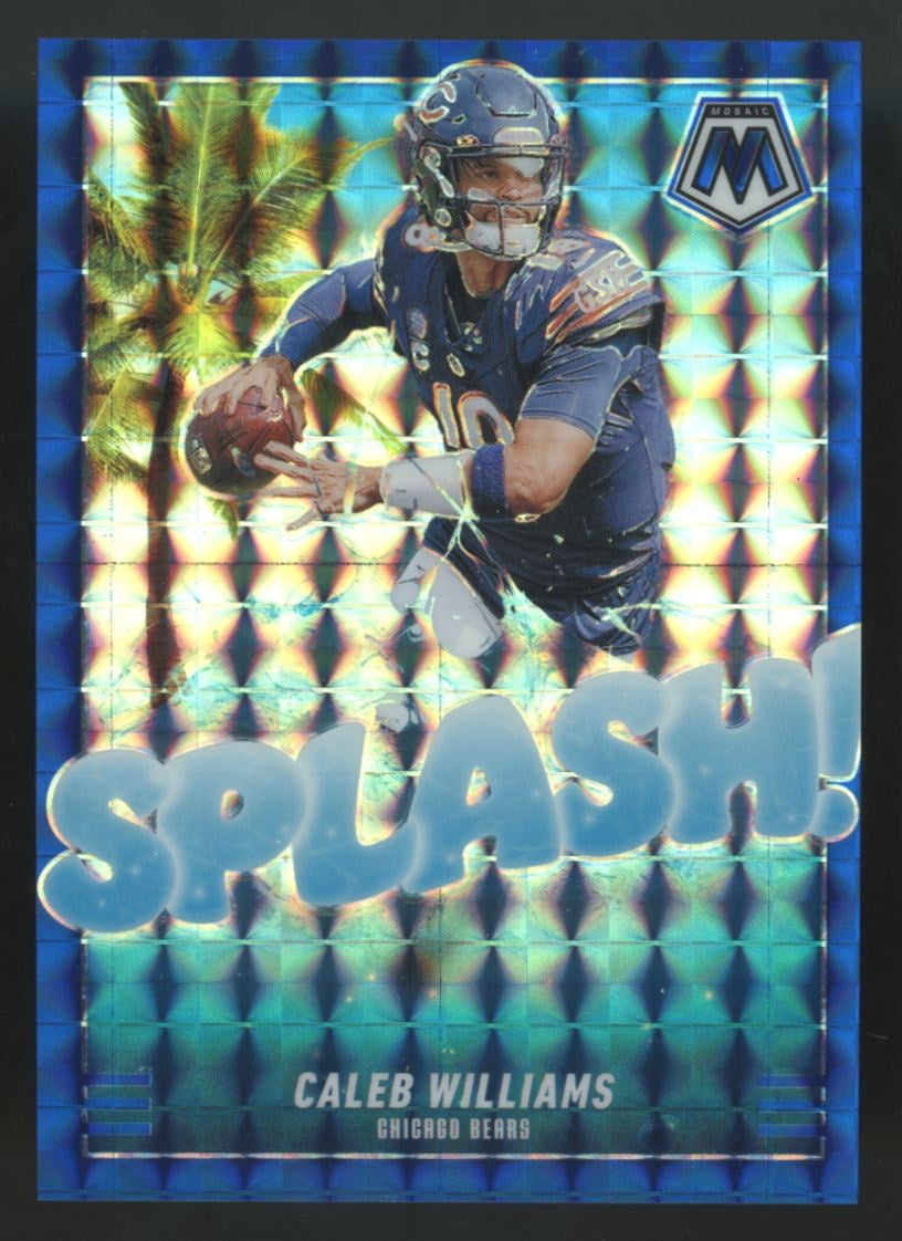 2025 Panini Mosaic Caleb Williams Blue Splash /99 #9