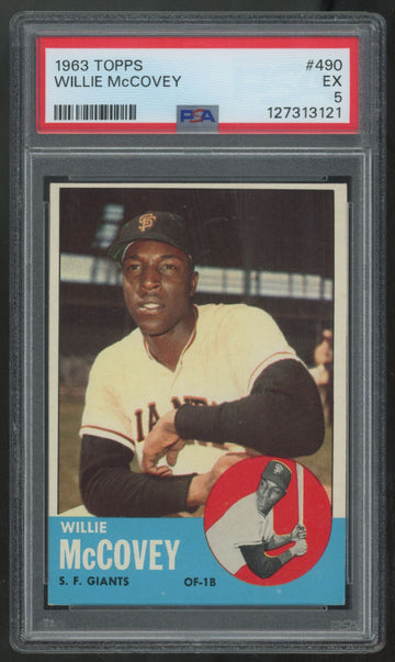 1963 Topps Willie McCovey #490 PSA 5 *121