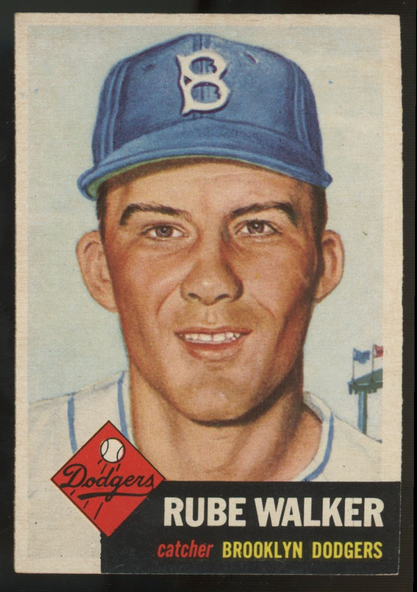 1953 Topps Rube Walker #134 VG/EX "A"