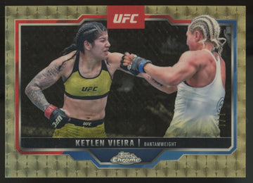 2025 Topps Chrome UFC Ketlen Vieira Superfractor 1/1 #149
