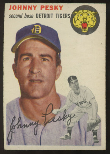 1954 Topps Johnny Pesky #63 EX+
