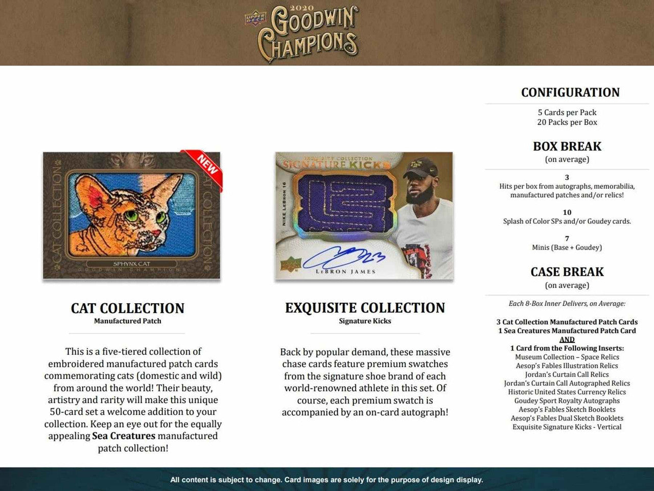 2020 Upper Deck Goodwin Champions Hobby Box