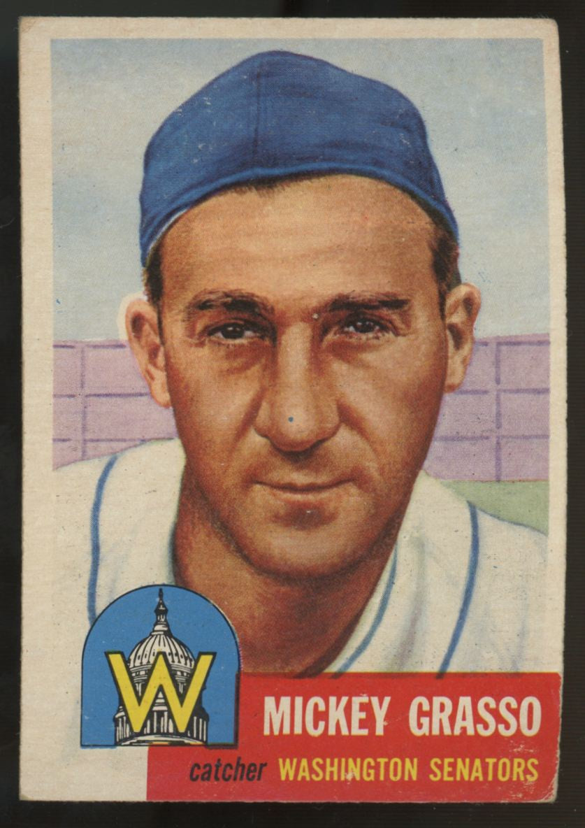 1953 Topps Mickey Grasso #148 VG/EX