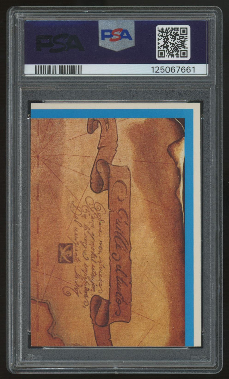 1985 The Goonies Looking At Map Stickers #12 PSA 6
