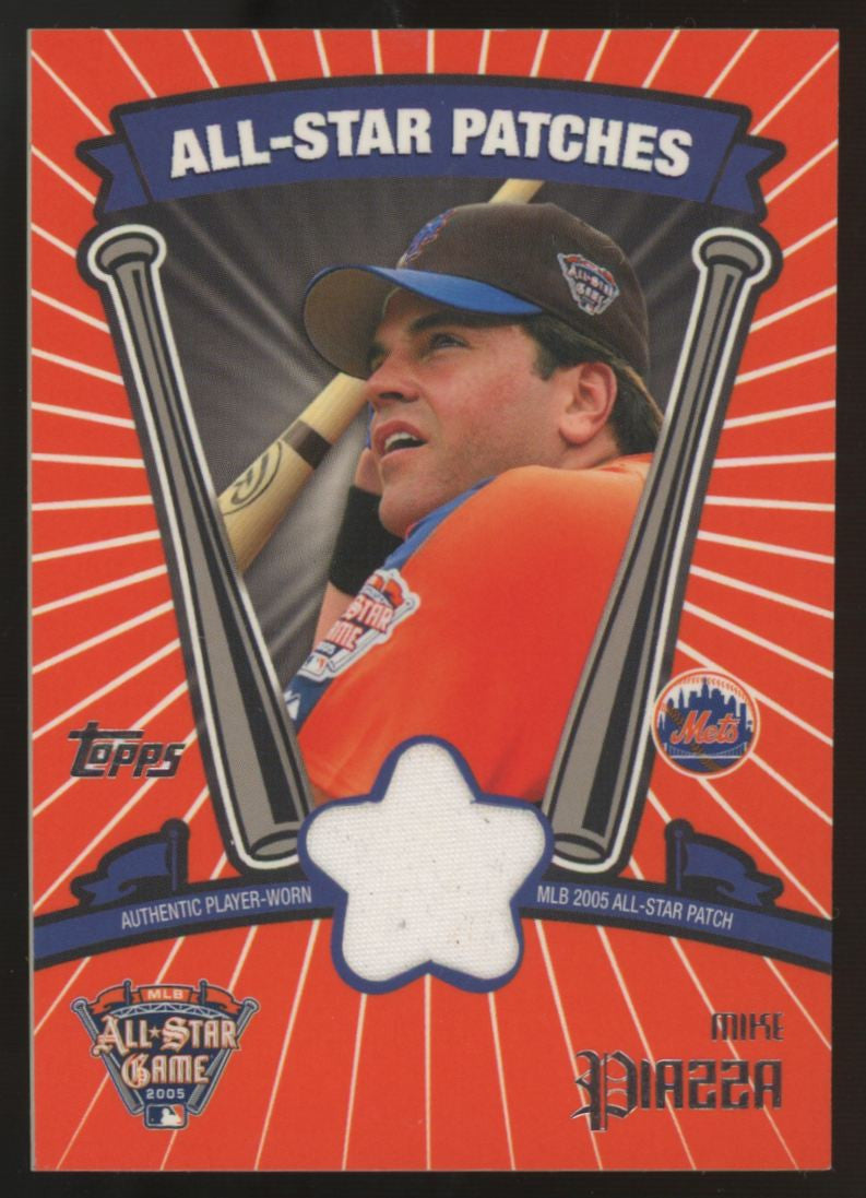 2005 Topps Updates & Highlights Mike Piazza All-Star Patches /50 #ASP-MP