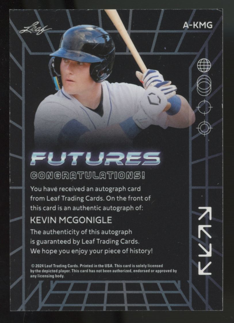 2024 Leaf Futures Kevin McGonigle Auto /99  #A-KMG