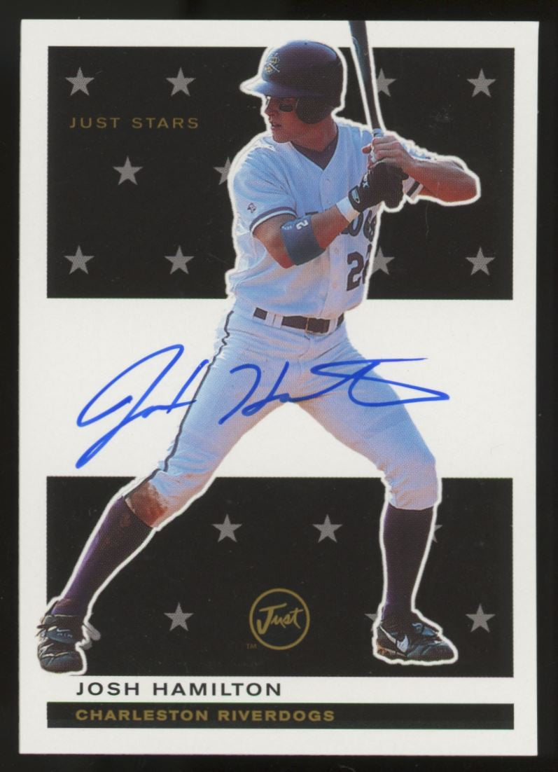2001 Just Minors Josh Hamilton Just Stars Auto /100 #JSO-24