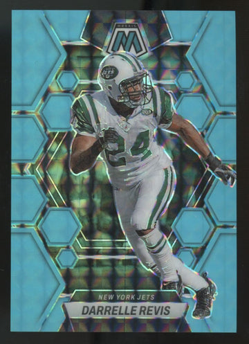 2023 Panini Mosaic Darrelle Revis Blue Fluorescent /15 #80