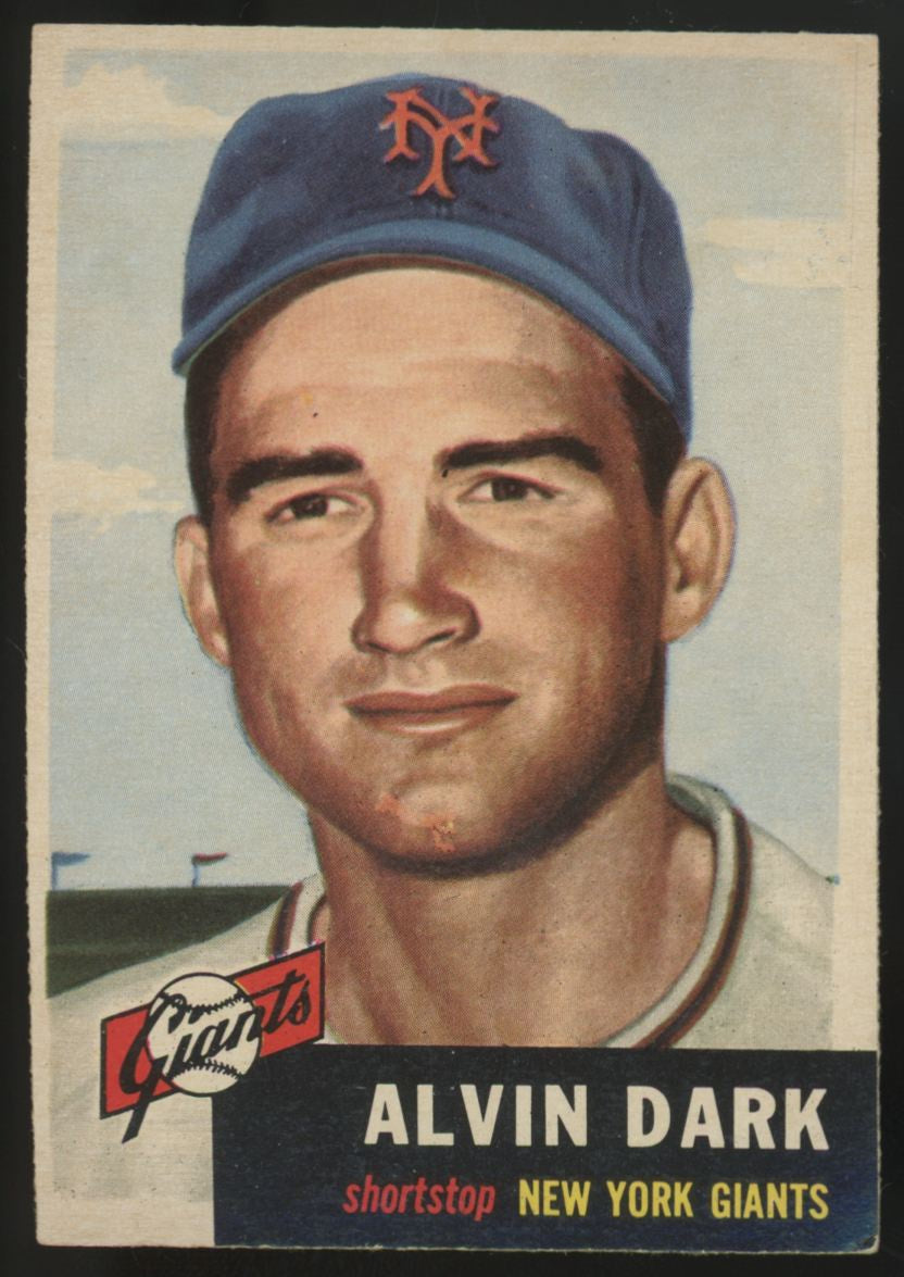 1953 Topps Alvin Dark #109 VG-EX