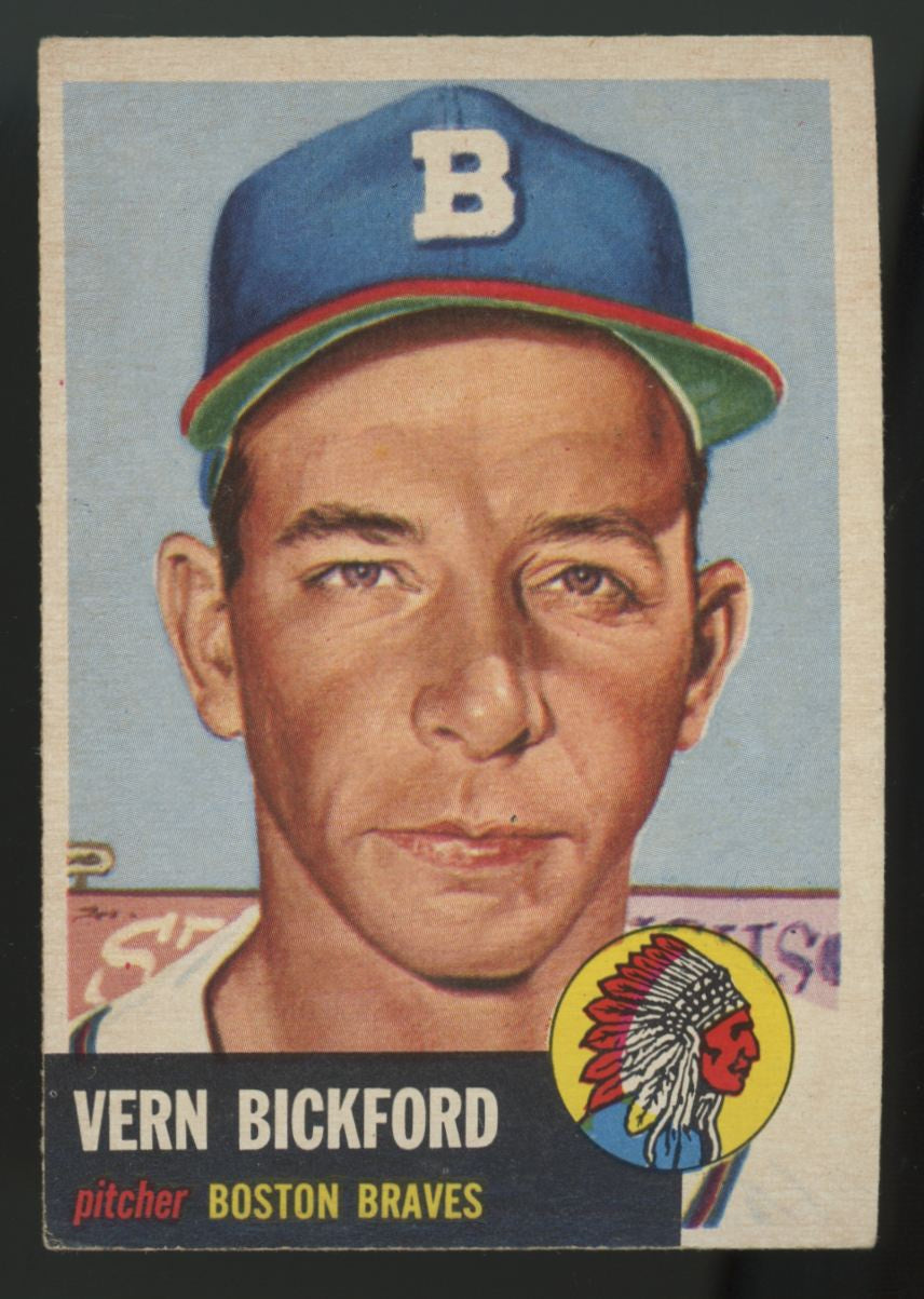 1953 Topps Vern Bickford #161 EX/MT
