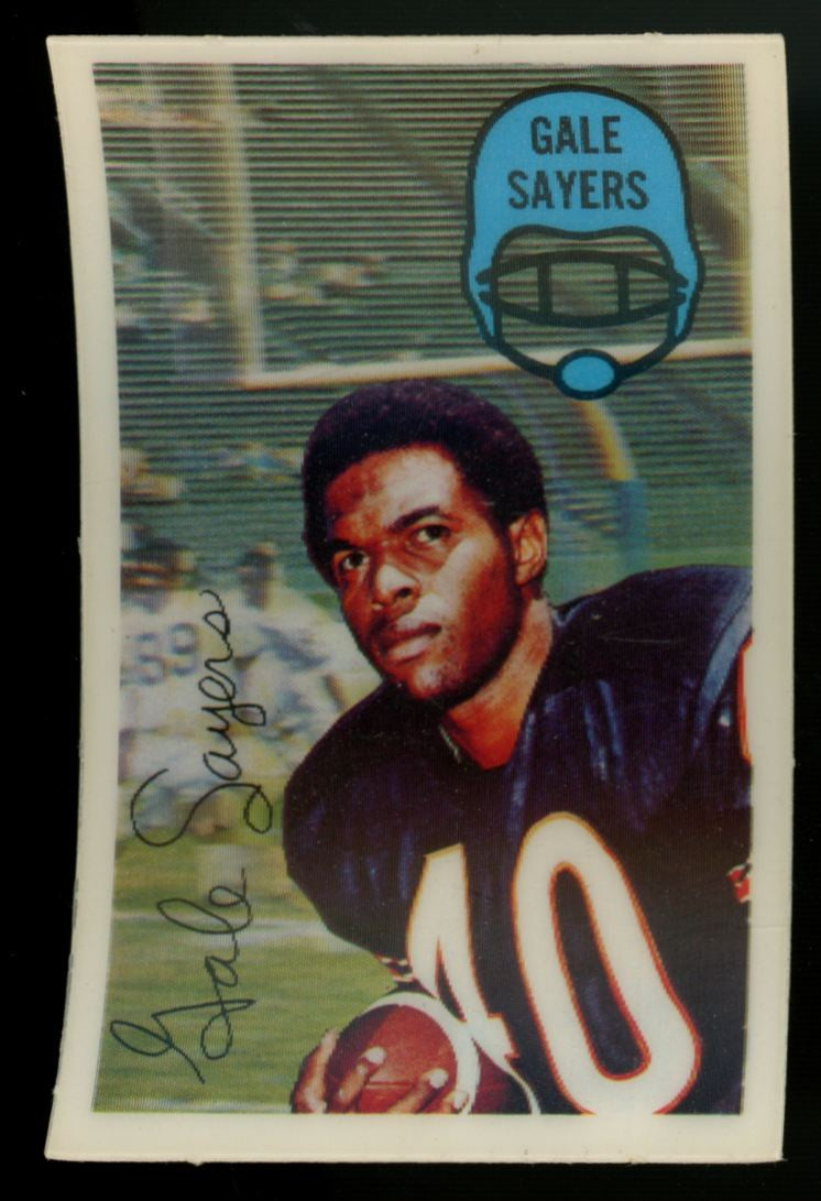 1970 Kellogg's Gale Sayers 3-D Super Stars #51 NM
