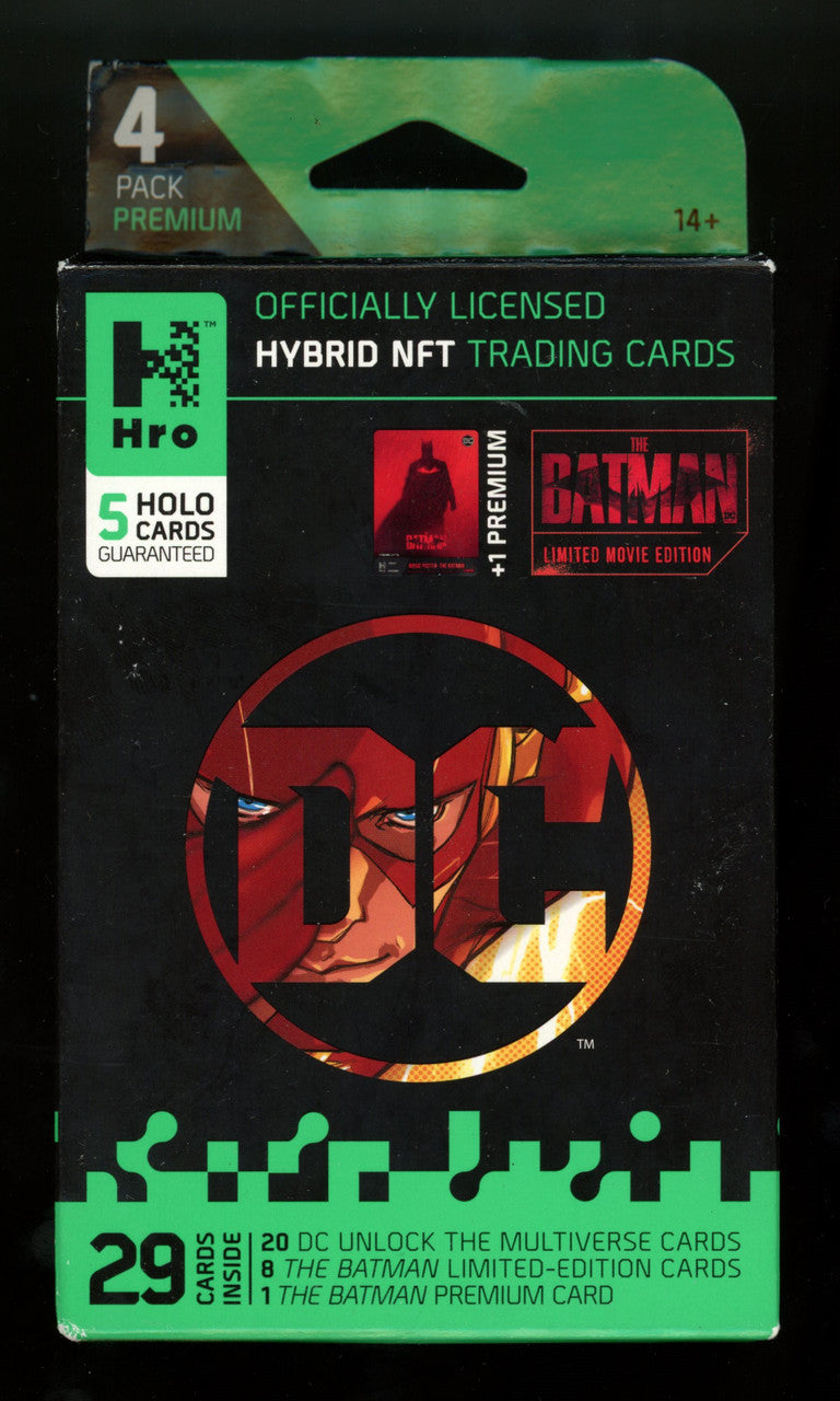 2022 DC Hybrid Batman Multiverse NFT Trading Cards Hanger Box
