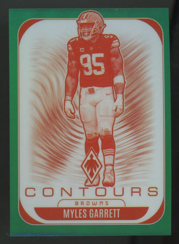 2025 Panini Phoenix Myles Garrett Green Contours /99 #8