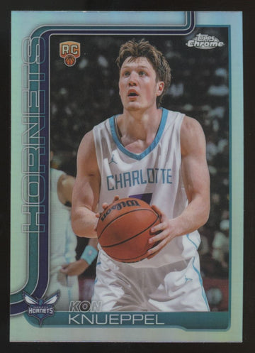 2025-26 Topps Chrome Kon Knueppel RC Refractor #254