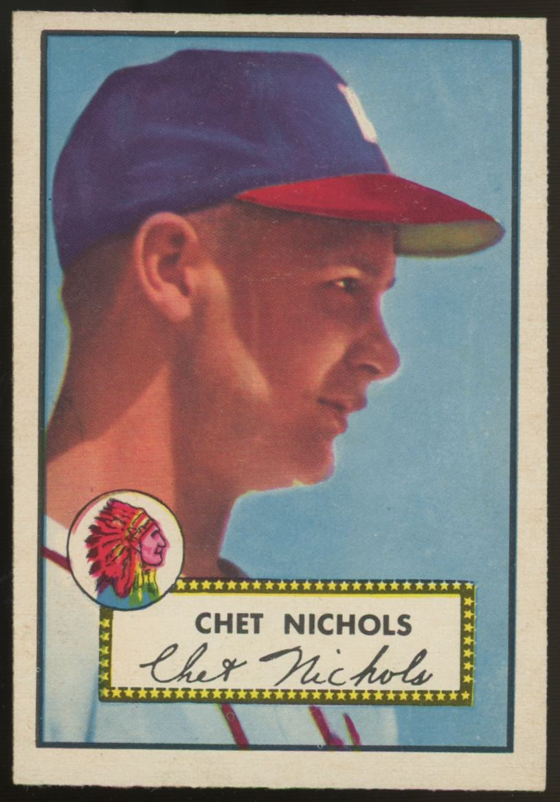 1952 Topps Chet Nichols #288 NM