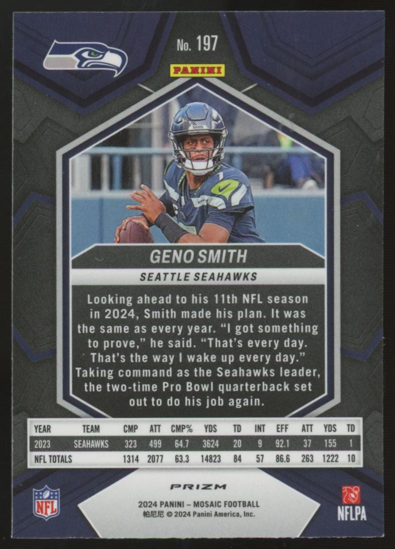 2024 Panini Mosaic Geno Smith Genesis SSP #197
