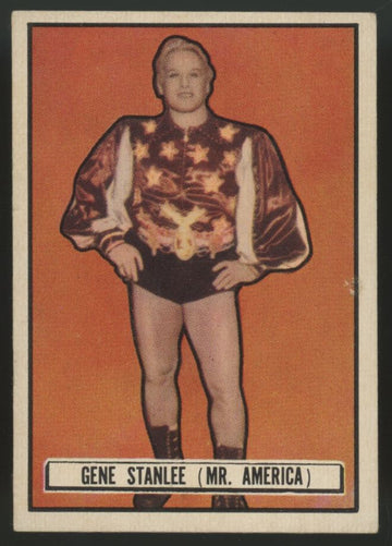 1951 Topps Ringside Gene Stanlee "Mr. America" #17 VG/EX