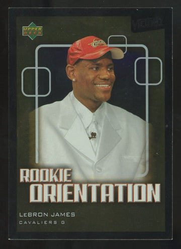 2003-04 Upper Deck Victory LeBron James RC Rookie Orientation #101