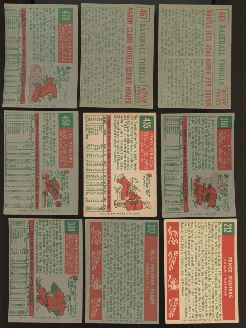 1959 Topps Baseball Near Complete Set 531/572 VG Overall