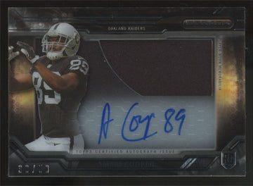 2015 Topps Strata Amari Cooper RC Clear Cut Patch Auto RPA Gold /50 #CCAP-AC