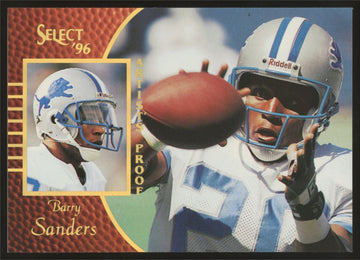 1996 Pinnacle Select Barry Sanders Artist's Proof #76