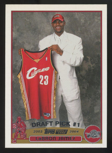 2003-04 Topps LeBron James RC Draft Pick #221 EX/MT