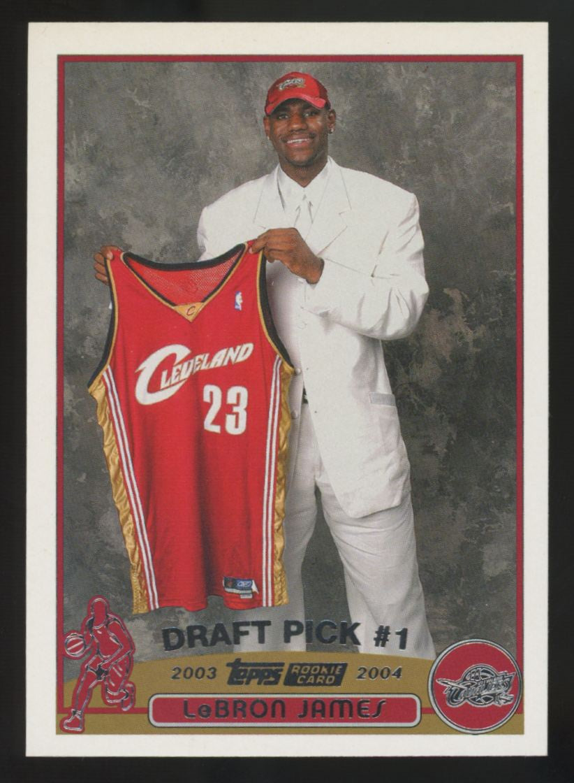 2003-04 Topps LeBron James RC Draft Pick #221 EX/MT
