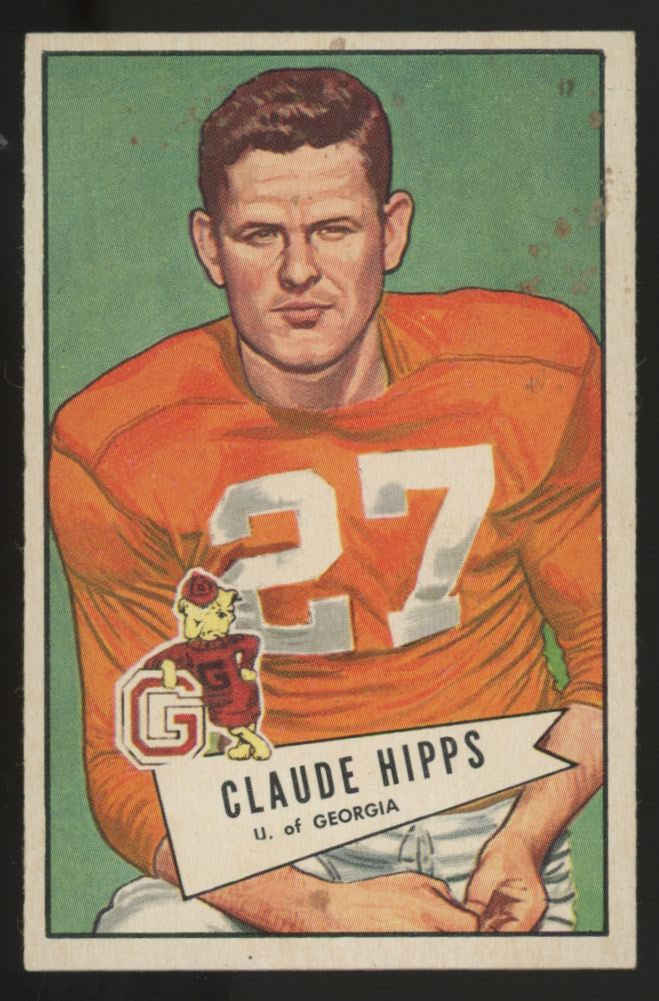 1952 Bowman Small Claude Hipps #41 EX