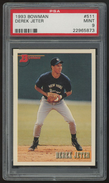 1993 Bowman Derek Jeter RC #511 PSA 9