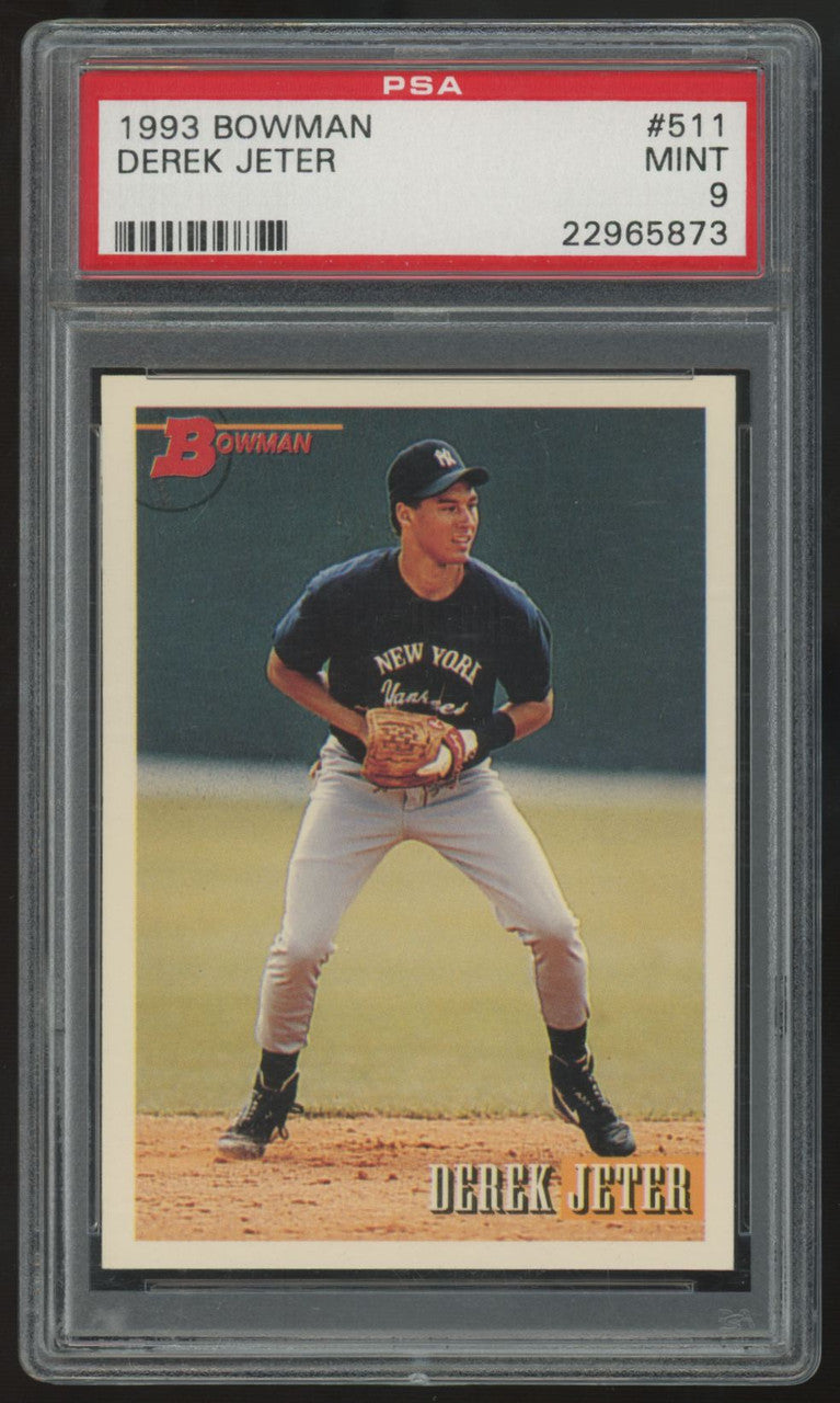 1993 Bowman Derek Jeter RC #511 PSA 9