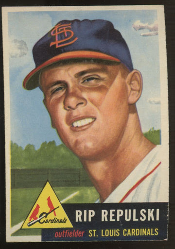 1953 Topps Rip Repulski #172 EX