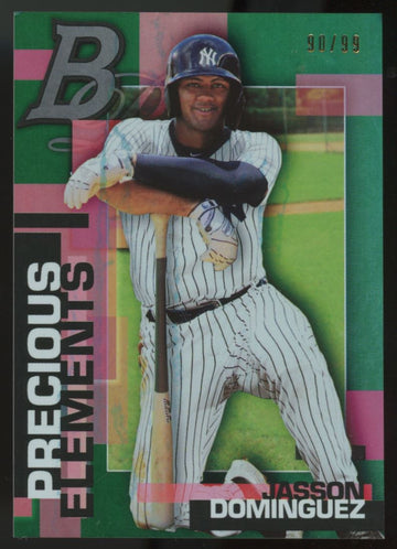 2020 Bowman Platinum Jasson Dominguez Precious Elements /99 #PE-19
