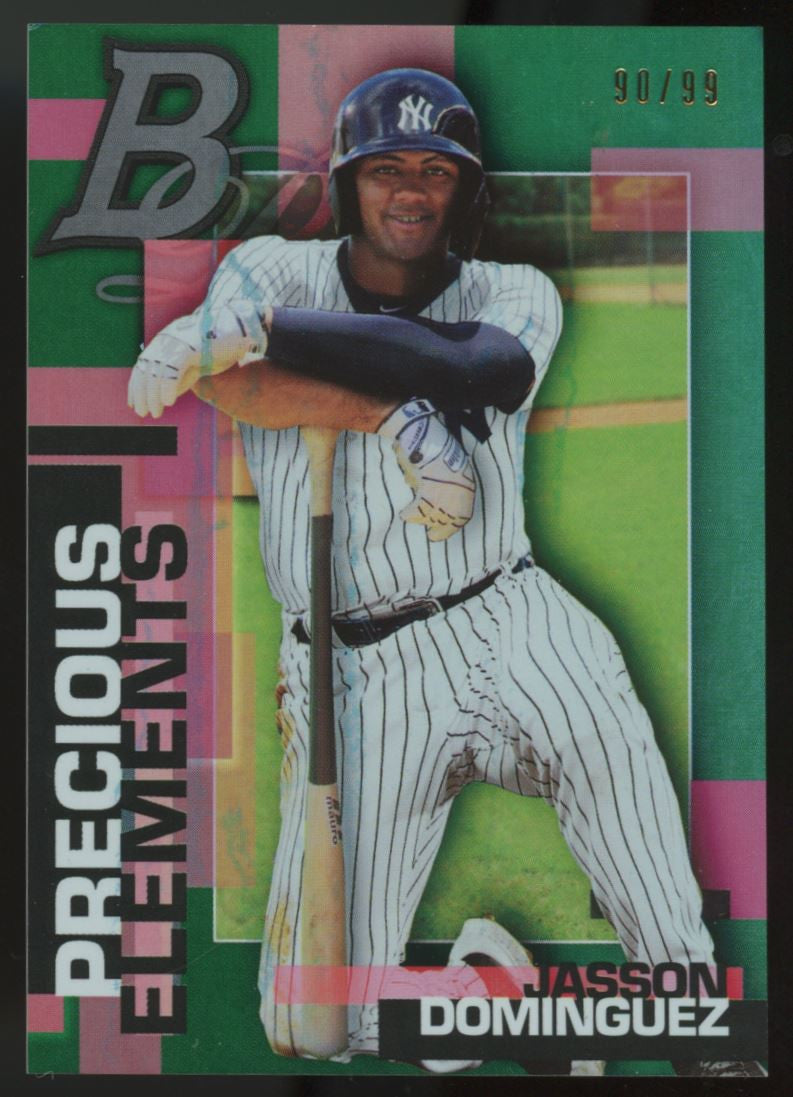 2020 Bowman Platinum Jasson Dominguez Precious Elements /99 #PE-19