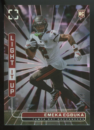 2025 Panini Photogenic Emeka Egbuka RC Silver Light It Up /15 #7