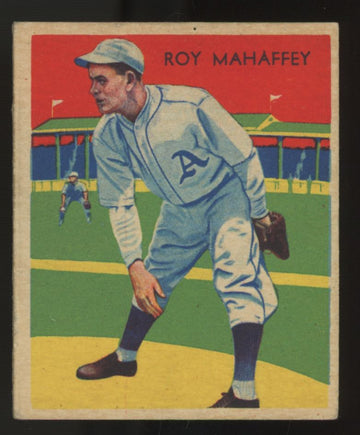 1934 National Chicle Roy Mahaffey Diamond Stars #10 Poor (Pinhole)