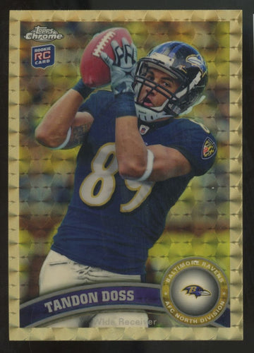 2011 Topps Chrome Tandon Doss RC Superfractor 1/1 #174
