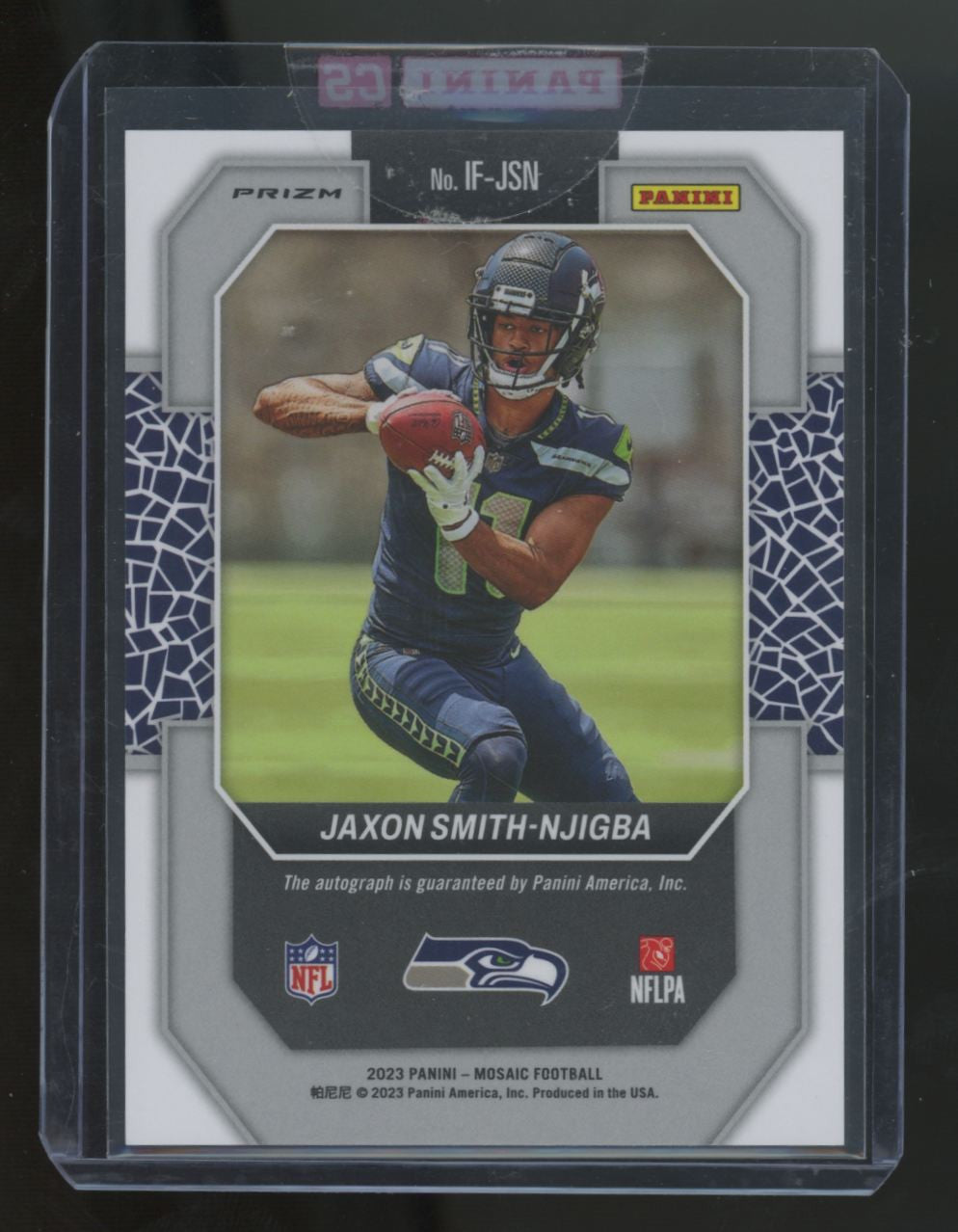 2023 Panini Mosaic Jaxon Smith-Njigba RC In Focus Auto #IF-JSN