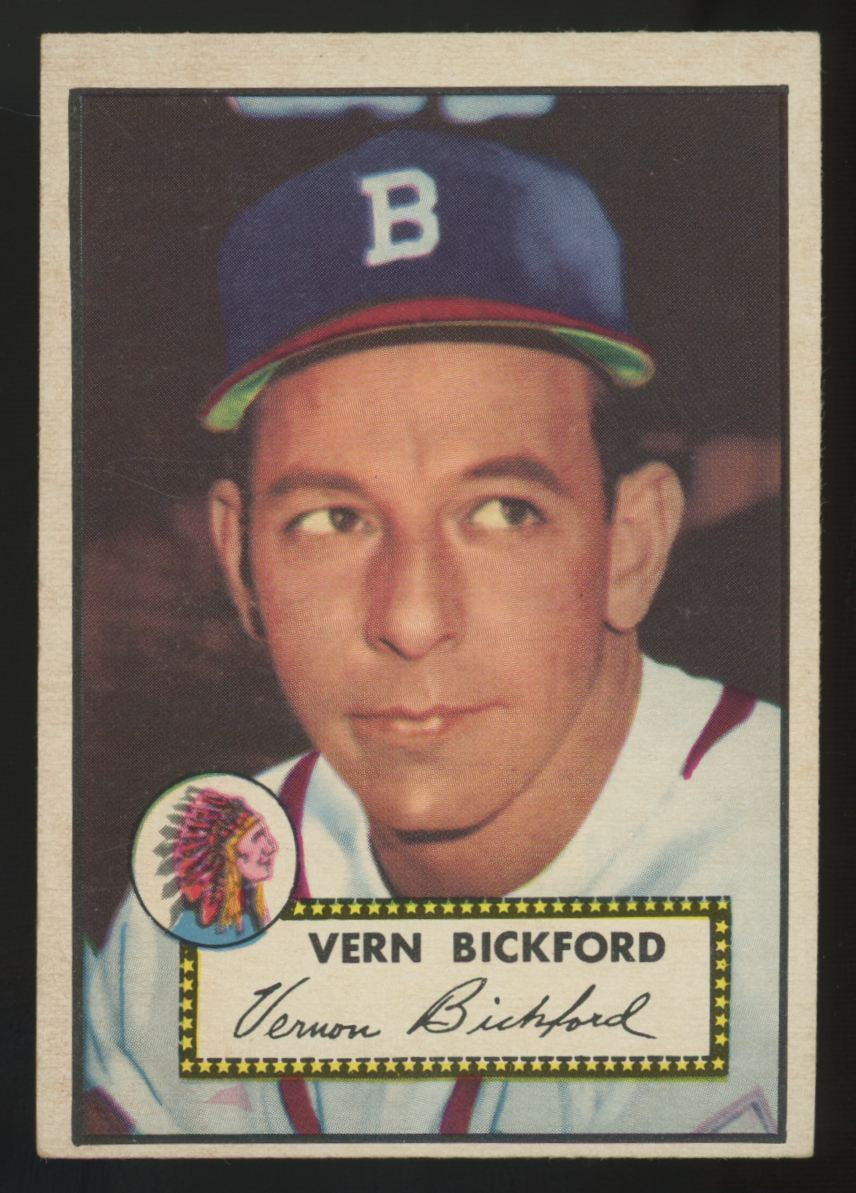 1952 Topps Vern Bickford #252 VG/EX