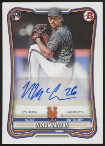 2026 Bowman Nolan McLean RC Auto #PRV-NM
