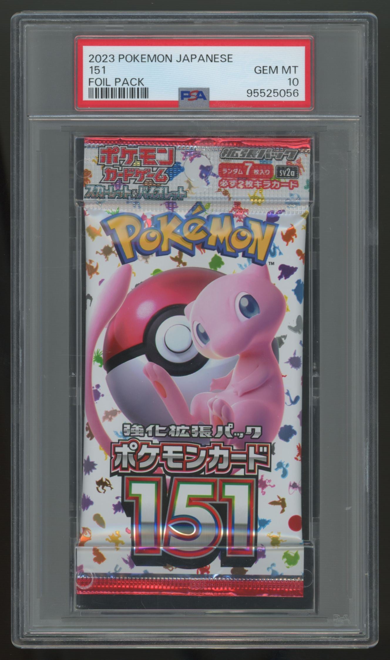 2023 Pokemon Japanese 151 Foil Pack PSA 10