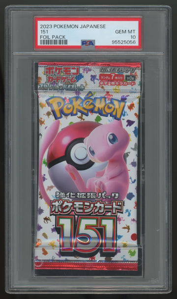 2023 Pokemon Japanese 151 Foil Pack PSA 10
