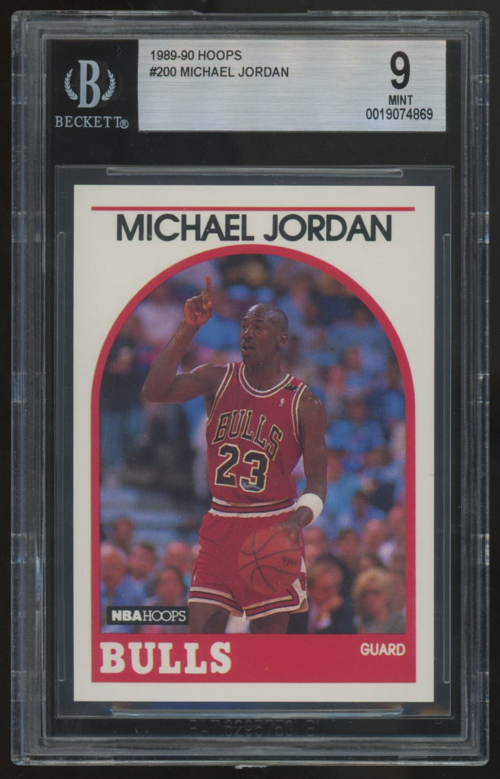 1989-90 NBA Hoops Michael Jordan #200 BGS 9