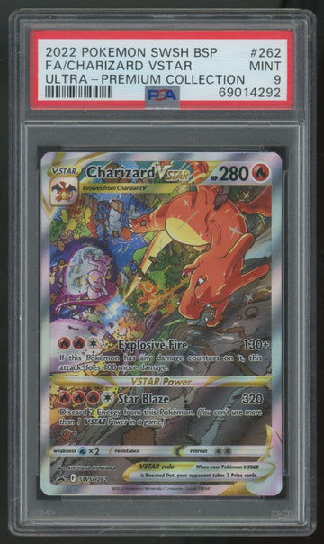 2022 Pokemon Charizard VStar UPC Promo #252 PSA 9