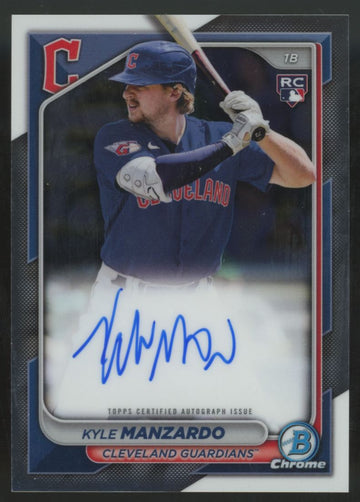 2024 Bowman Chrome Kyle Manzardo RC Auto #CRA-KM