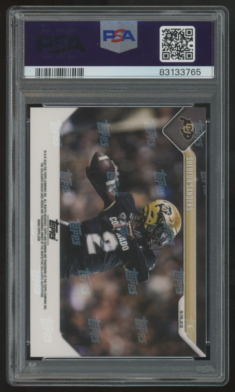 2023 Bowman U Now Shedeur Sanders #5 PSA 10 *765