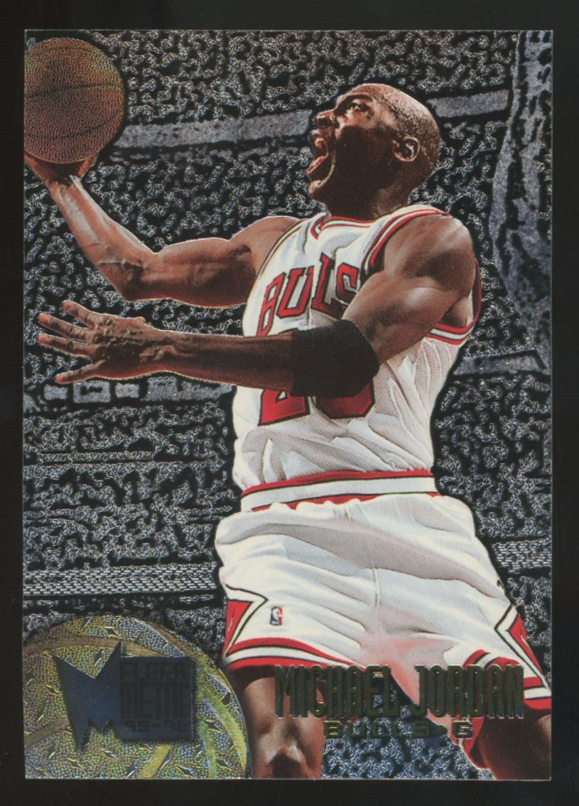 1995-96 Fleer Metal Michael Jordan Silver Spotlight #13 "A"