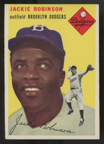 1954 Topps Jackie Robinson #10 EX+