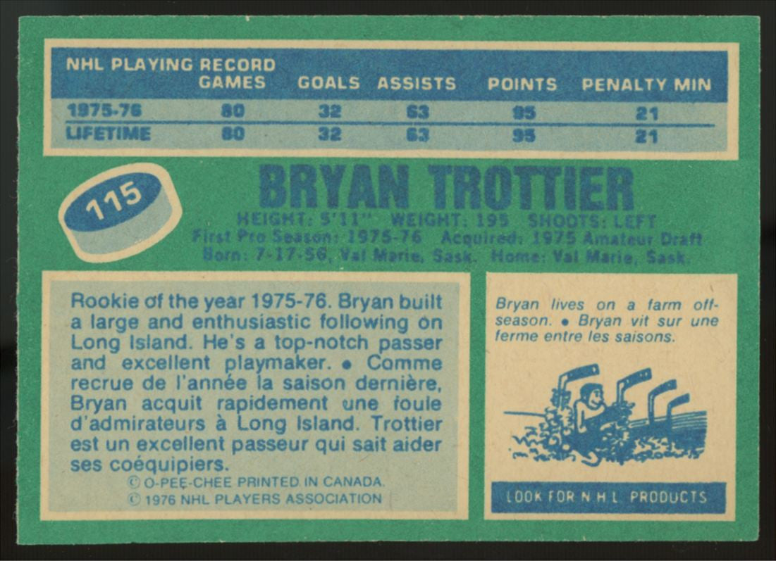 1976-77 O-Pee-Chee Hockey Partial Complete Set 266/396 NM-MT Trottier RC